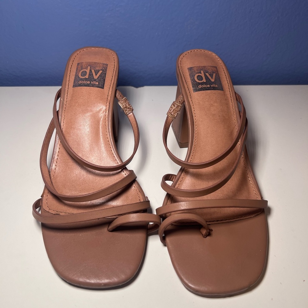 DV by Dolce Vita Brown Strappy Sandals